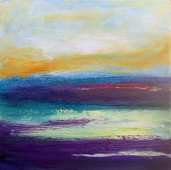 Cuoŋománnu, akryl på lerret, 30 × 30 cm