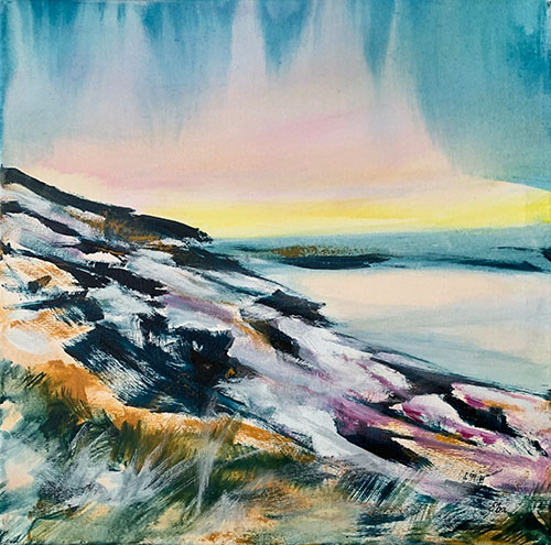 Duottar / Vidde, akryl på 3D-lerret, 50 × 50 cm